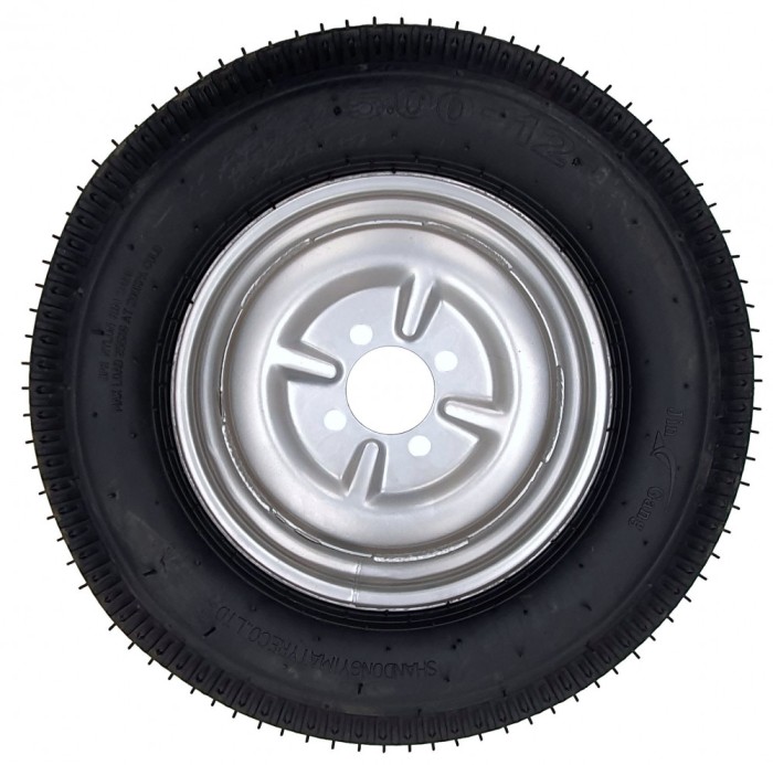 ProGARDEN Set roti complete profil rutier 5.00-12, 4 prezoane, RIM 3.00B ProAdvanced PowerfulTools