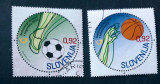 Cumpara ieftin Slovenia 2010 sport Fotbal și basket serie stampilata, Stampilat