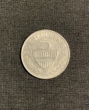 Moneda 5 schilling 1975 Austria