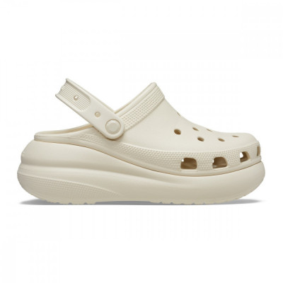 Saboti Crocs Classic Crush Clog Bej - Bone foto