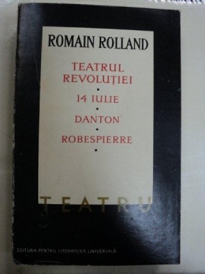 ROMAIN ROLLAND-TEATRUL REVOLUTIEI foto