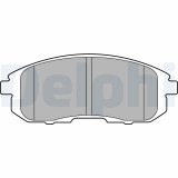 DELPHI LP2148 set placute frana,frana disc