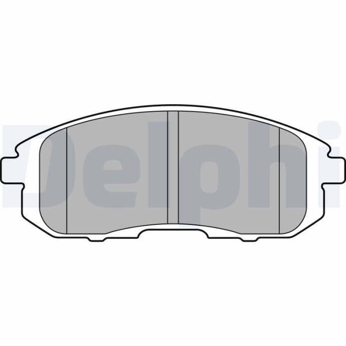 DELPHI LP2148 set placute frana,frana disc
