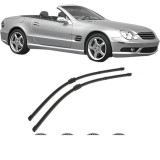 Cumpara ieftin Set stergatoare auto MERCEDES-BENZ SL (R230) 2001-2012, pentru parbriz, Valeo Silencio