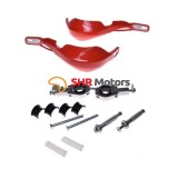 Kit handguard ATV Enduro Cross rosii cu insertie aluminiu, Non Brand
