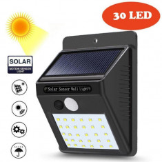 Lampa led solara cu senzor de miscare 1+1 Gratis foto