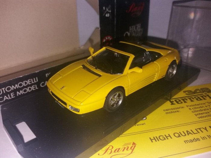 Macheta Ferrari 348 ts Stradale - BANG scara 1:43