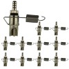 Adapatoare Chinchilla Inox, Rozatoare, Set 10 Bucati, Sistem Supapa Anti-curgere