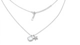 Colier din Argint 925 cu Stea de Mare si Pandantiv Sidef Natural - Lantisor Dama