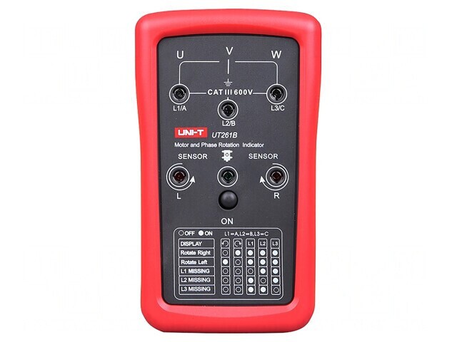 Tester Succesiune Faze LED 90-600VAC 15-400Hz IP40 UT261B
