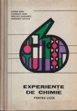 Experiente de Chimie pentru licee - Elena Parteni, Maria Codreanu, Margareta