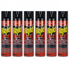 6 x Raid, spray anti-insecte taratoare, Gandaci, 6 x 400ml foto