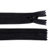 Fermoar ascuns nedetasabil Crisalida, lungime 60 cm, Negru