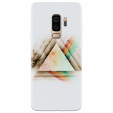 Husa silicon pentru Samsung S9 Plus, Abstract Grunge Light Triangle