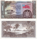 SAMOA DE VEST 5 pounds 1963 (2020) UNC!!!
