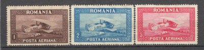 Romania.1928 Posta aeriana:C.Raiu-filigran vertical XR.36 foto