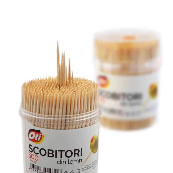 Scobitori OTI in tub de plastic, 500 buc./tub