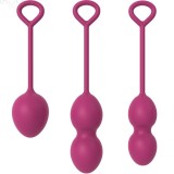 Armony-Anabiosis Vaginal Dumbbell 3 Niveluri Burgund-Silicon