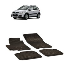Set covorase auto din cauciuc dedicate SUZUKI Sx-4 (2006 - 2017)