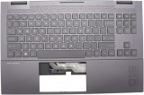Carcasa superioara cu tastatura palmrest Laptop, HP, Omen 15-EK, 15-EN, 15Z-EN, TPN-Q238, TPN-Q236, M00666-001, KEQ46G3ETA, iluminata, monochrome, lay