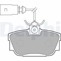 DELPHI LP1541 set placute frana,frana disc