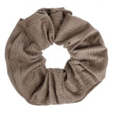 Elastic Păr, Ribbed, Catifelat, Culoare Maro, Oem