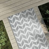 vidaXL Covor de exterior, ARAKIL gri, 80x150 cm, PP
