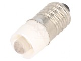 Lampă LED Albă E10 24V DC/AC