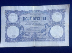 Bancnote Romania - 20 lei 1929 (starea care se vede) foto