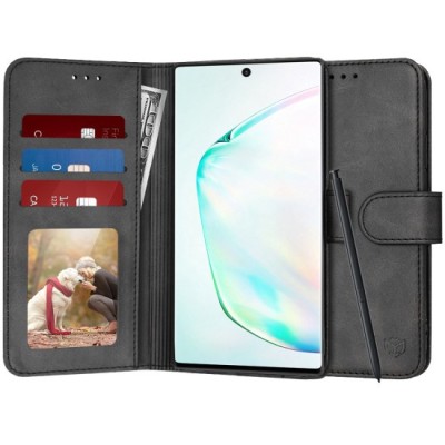 Husa pentru Samsung Galaxy Note 10 Plus / Note 10 Plus 5G - Techsuit Diary Book - Black foto