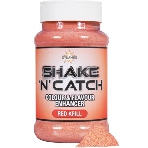 Aditiv Praf Dynamite Baits Shake N&amp;#039; Catch Colour &amp;amp; Flavor Enhancer, Red Krill, 260g foto