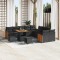 vidaXL Set de canapele pentru grădină 13 pcs Negru 80 x 80 x 71 cm 3365309