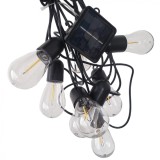 Cumpara ieftin Ghirlanda luminoasa cu incarcare solara 10 metri, lumina RGB si efect de