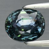 SAFIR NATURAL ALBASTRU-VERDE - 0,96 ct. Certificat de Autenticitate - NETRATAT !