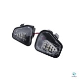 Cumpara ieftin Kit 2 Lampi LED Sub Oglinzi VW Passat B7 CC EOS Jetta Scirocco, Alb Rece, Plug &amp; Play, Fara Eroare Bec Ars