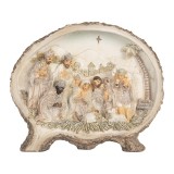 Cumpara ieftin Decoratiune Nasterea Domnului polirasina multicolora 18x4x15 cm