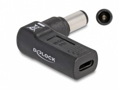 Adaptor de alimentare laptop USB type C la Dell 7.4 x 5.0 mm M-T 19.5V/3A, Delock 60008