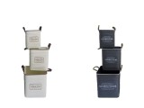 Cumpara ieftin Set 6 ghivece flori 25 x 25 x. 27, 29,5 x 29,5 x 32, 33,5 x 33,5 x 37 cm