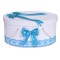 Cutie trusou botez dantela turcoaz si fundite asortate, Denikos&reg; 809
