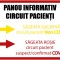 Autocolant Preventie COVID - Circuit Pacienti Spital - 40x30 cm