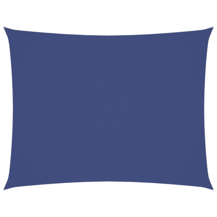 Parasolar, albastru, 3x4 m, tesatura oxford, dreptunghiular