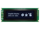 Afișaj LCD grafic 240x64 FSTN Negative RAYSTAR OPTRONICS 180x65x12,3mm LED alb