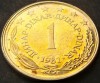 Moneda 1 DINAR - RSF YUGOSLAVIA, anul 1981 *cod 906 - ultimul an de batere, Europa