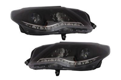 Faruri LED DAYLINE VW Passat CC (2008-2012) DRL Look Negru Performance AutoTuning foto