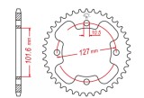 Pinion spate Polaris Outlaw Predator 400 500 525 03- 11, JT
