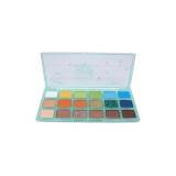 Paleta farduri de ochi, Ushas, Eyeshadow Glitter, 18 culori