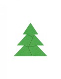 Joc puzzle IQ game din piatra Christmas Tree, Goki