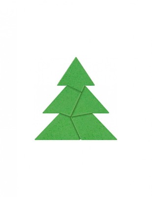 Joc puzzle IQ game din piatra Christmas Tree foto