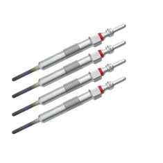 Pachet 4 x Bujie incandescenta 4,4 V M10x1 pentru motor diesel 1.5 dCi K9K , compatibila Dacia, Renault, Nissan