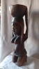 Statuetă feminină Africa din lemn h 50 cm